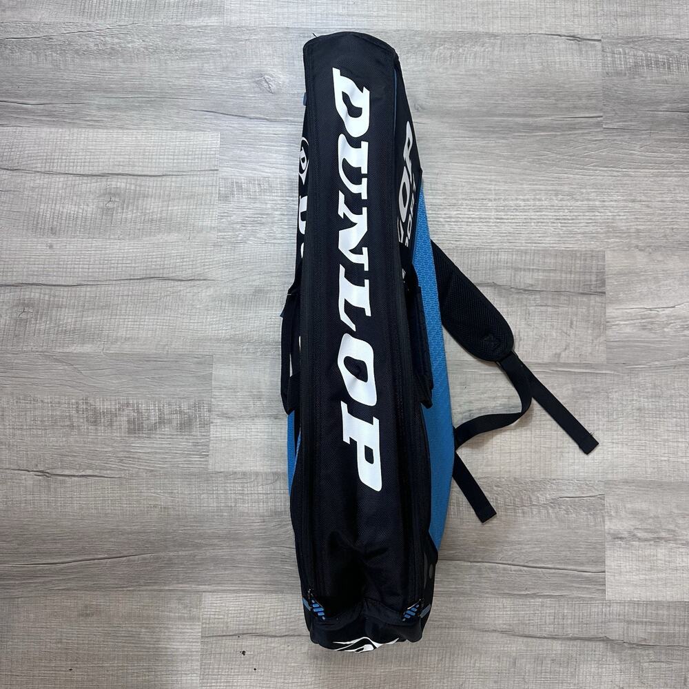 Dunlop Sport Bio Tour 6-Racket (6RKT) Thermo Tennis Racquet Bag Black/Blue NEW - Picture 6 of 6